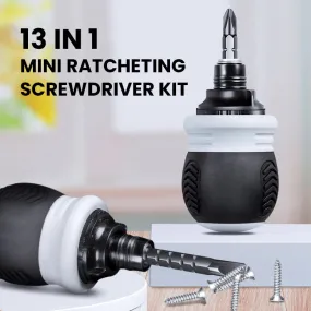 13 In 1 Mini Ratcheting Screwdriver Kit