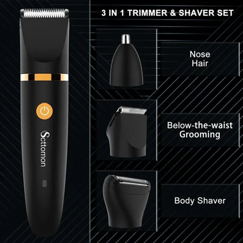 3 in 1 Electric Body Hair Trimmer