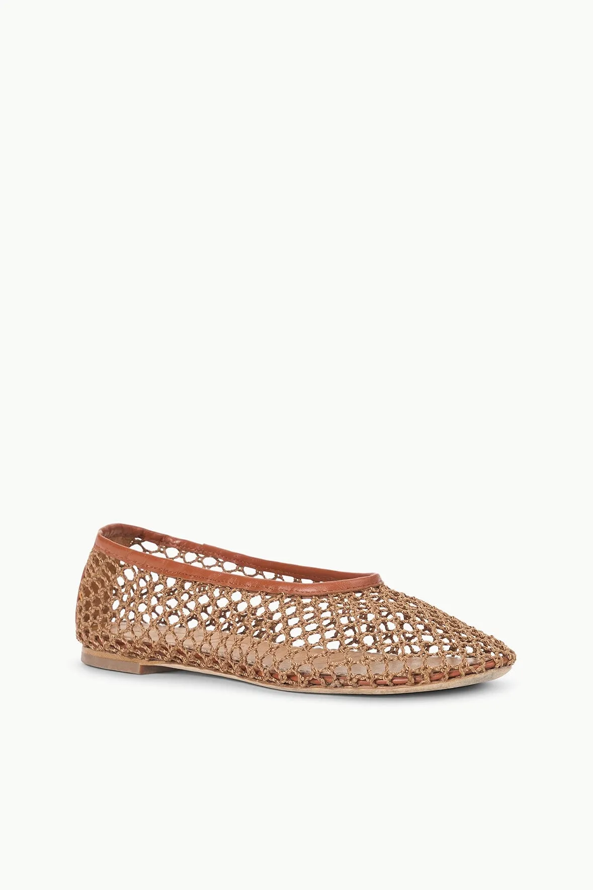 ALBA BALLET FLAT | TAN NETTING