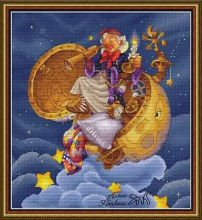 Astronomer - PDF Cross Stitch Pattern