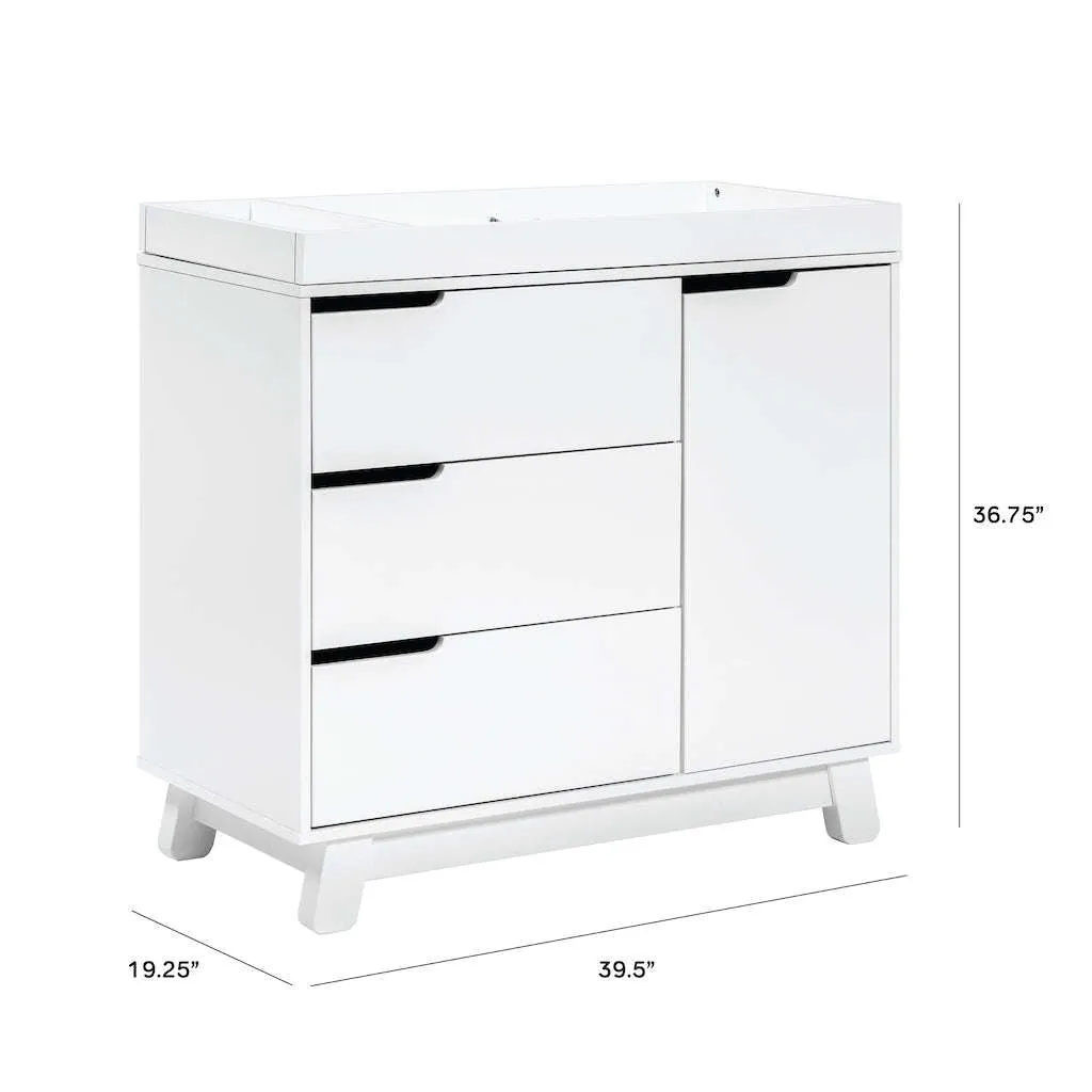 Babyletto Hudson 3-Drawer Changer Dresser with Removable Changing Tray