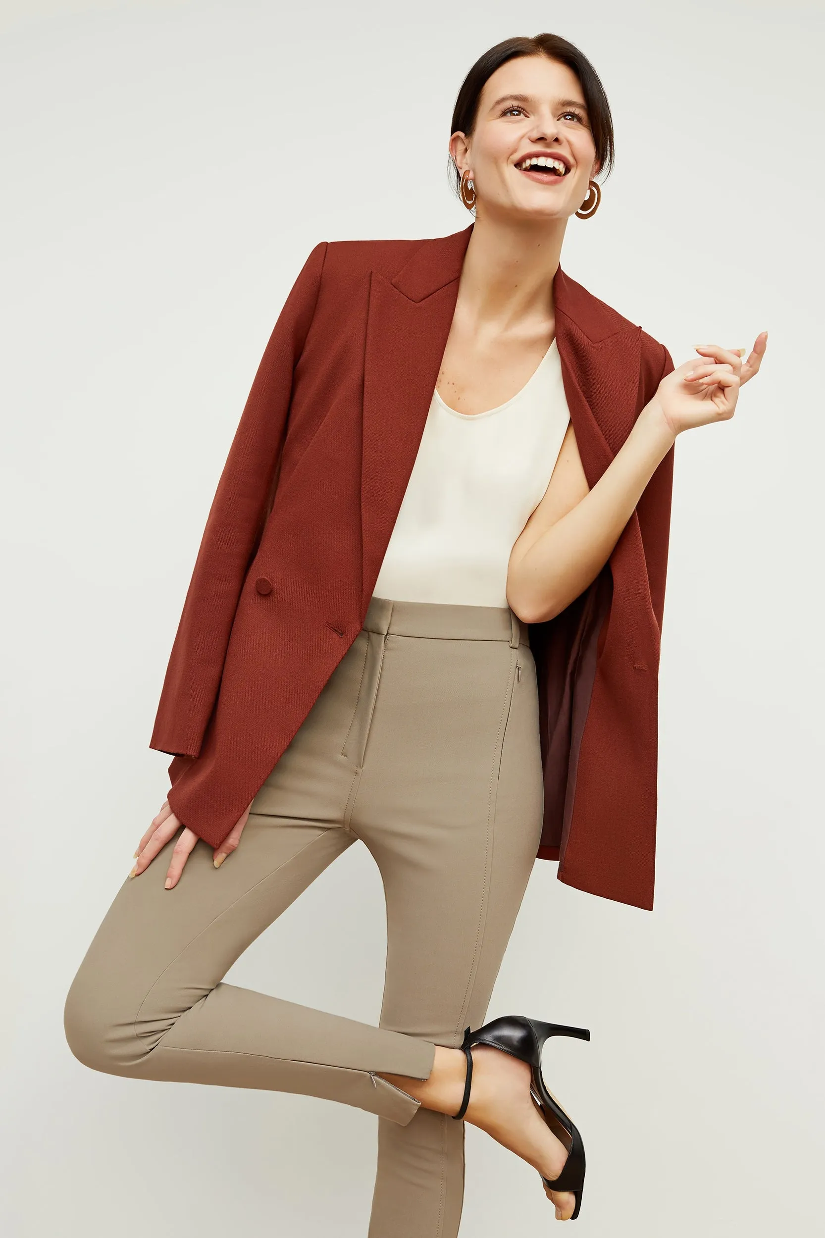 Curie Pant - PowerStretch :: Russet