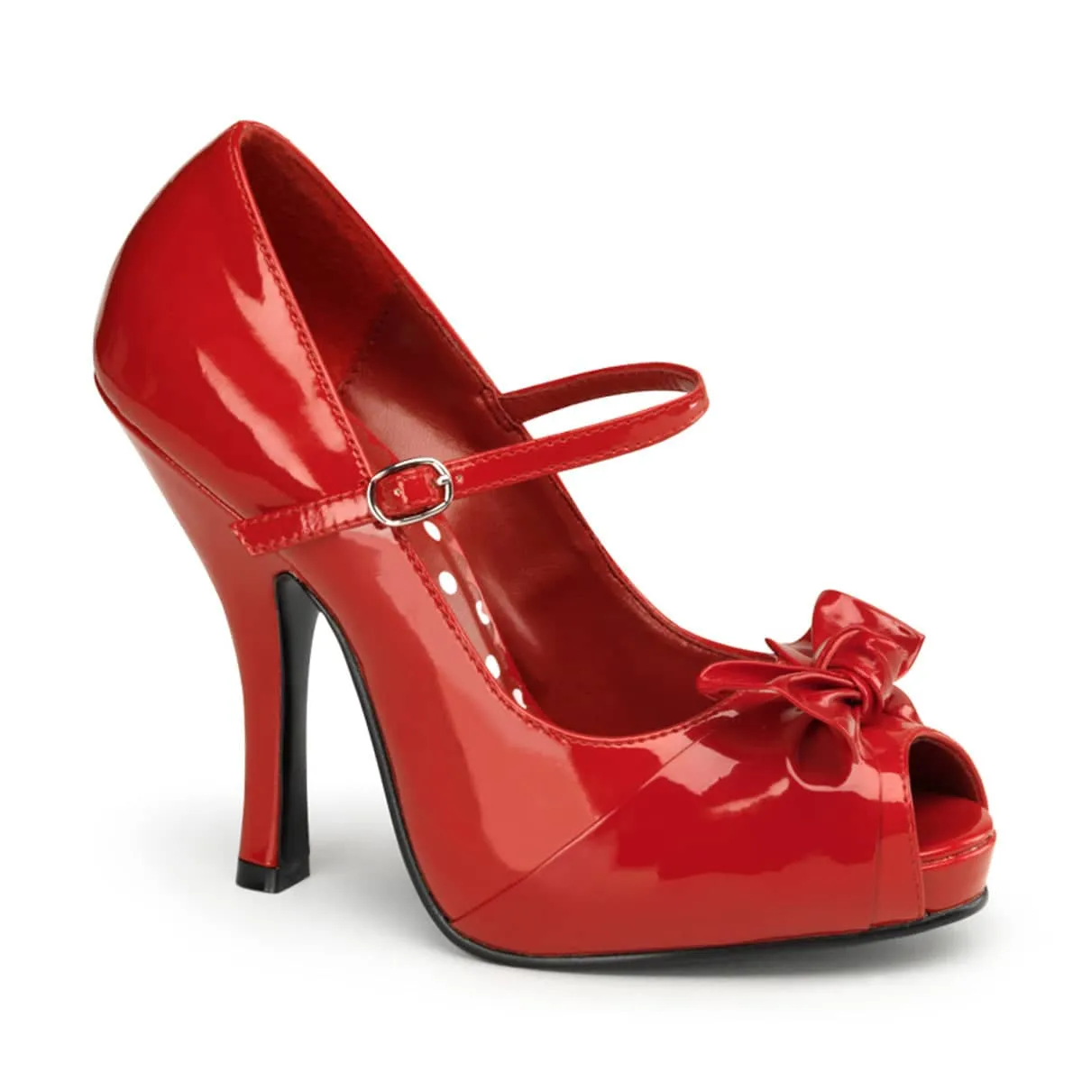 CUTIEPIE-08 Red Mary Jane High Heel