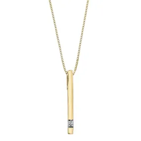 Diamond Bar Necklace