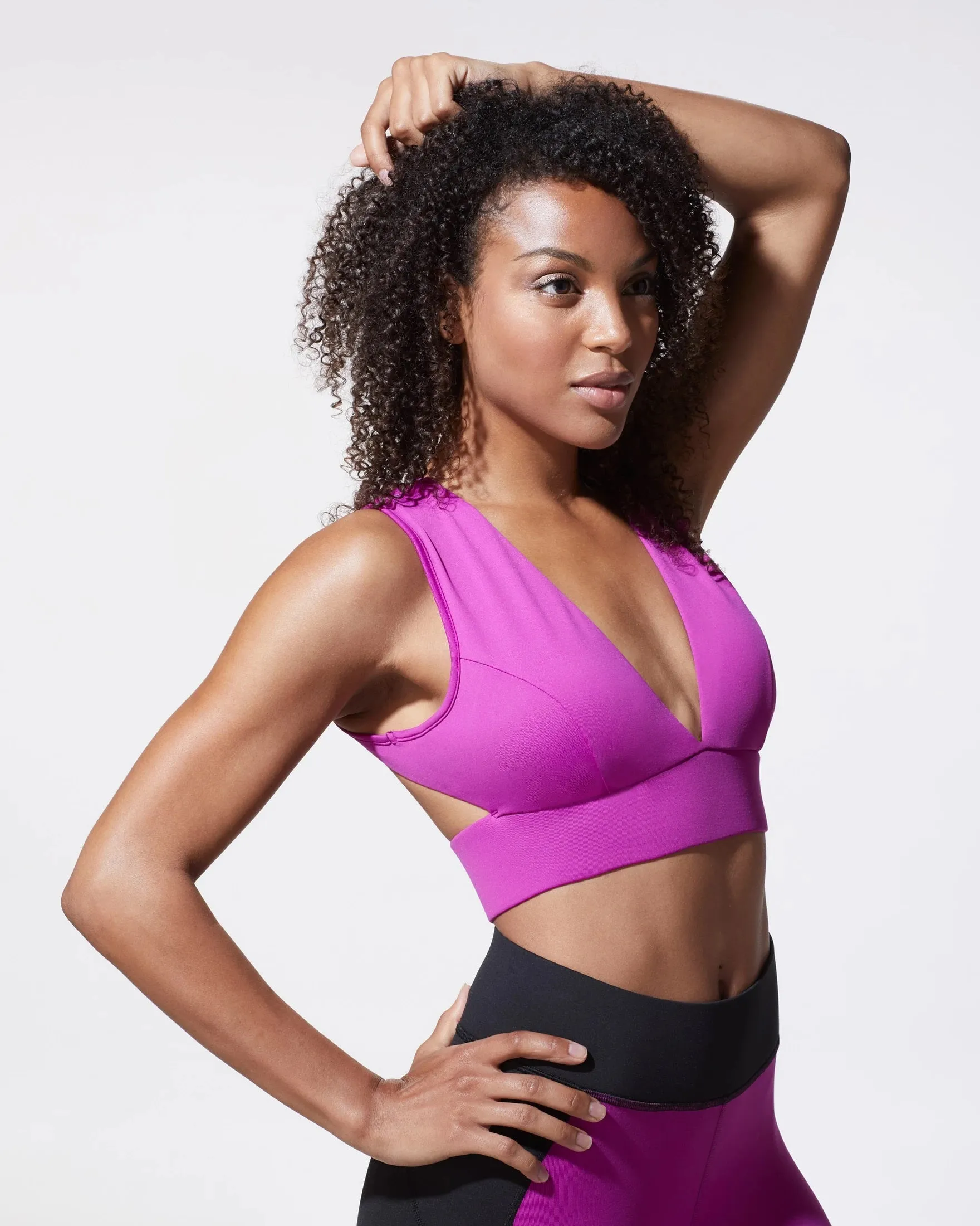 Flare Sports Bra - Magenta