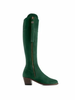 Heeled Regina (Narrow Fit) - Emerald Green