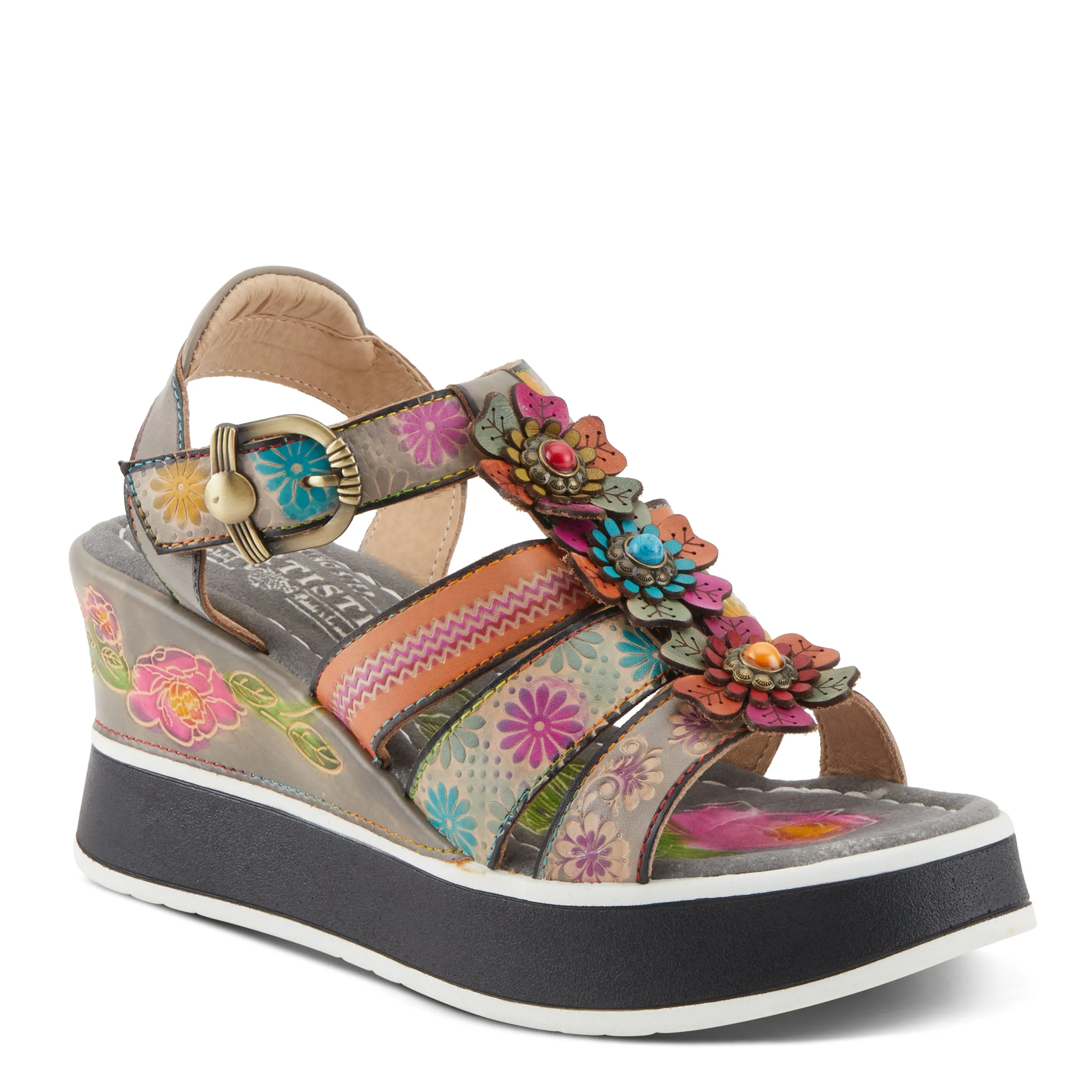 L'ARTISTE FLORALBLOOM SANDALS