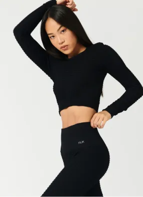 Layer Up Crop -Black