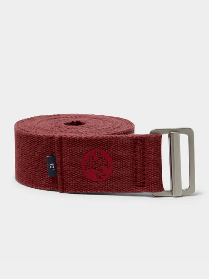 Manduka Align Cotton 10ft Yoga Strap Belt