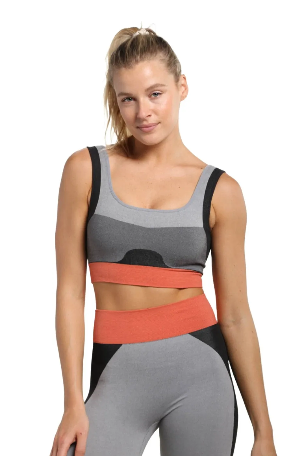 Mono B Color Block Seamless Bra AT-A0944