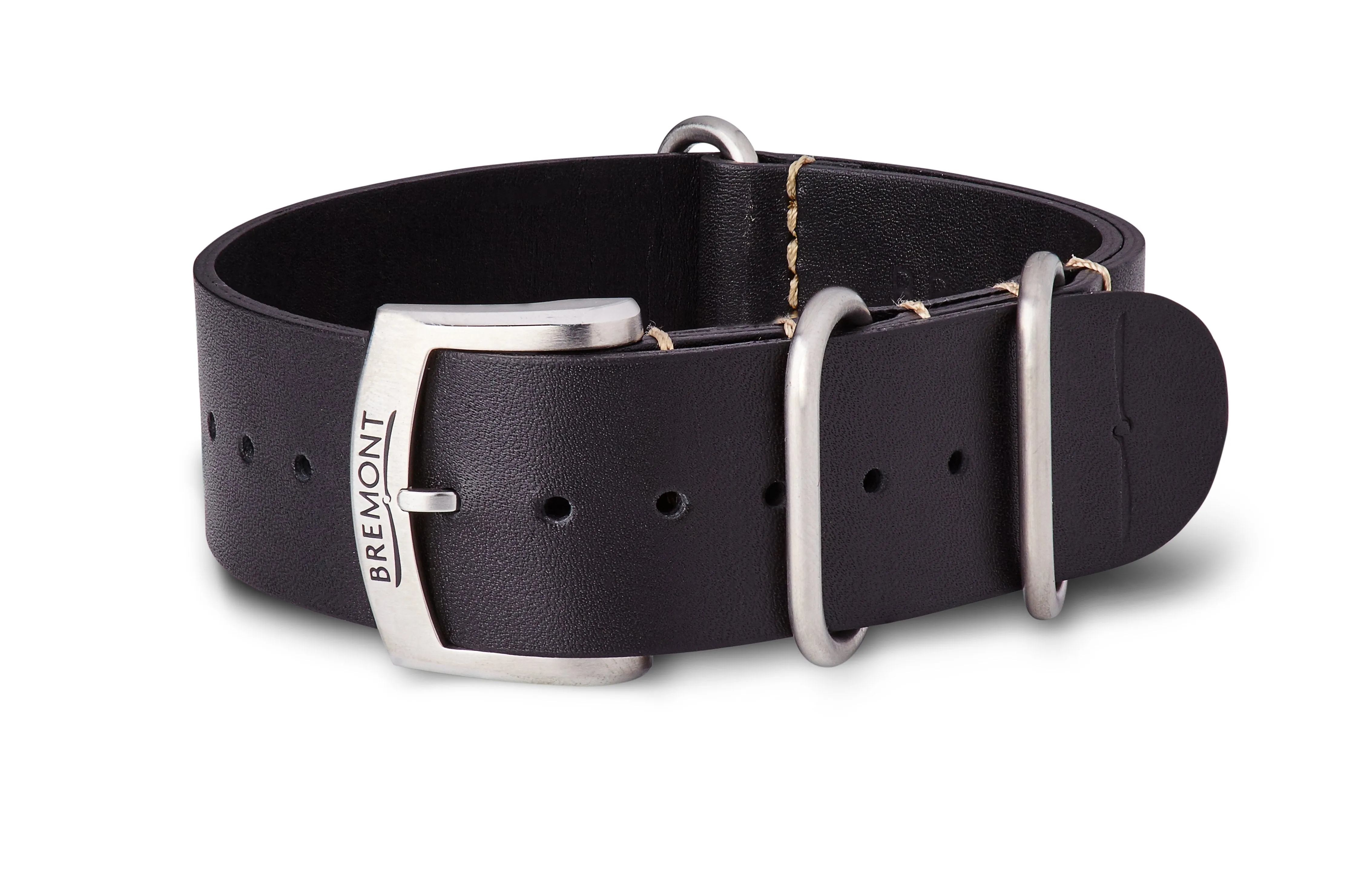 NATO Strap - Hambleden Leather - Black