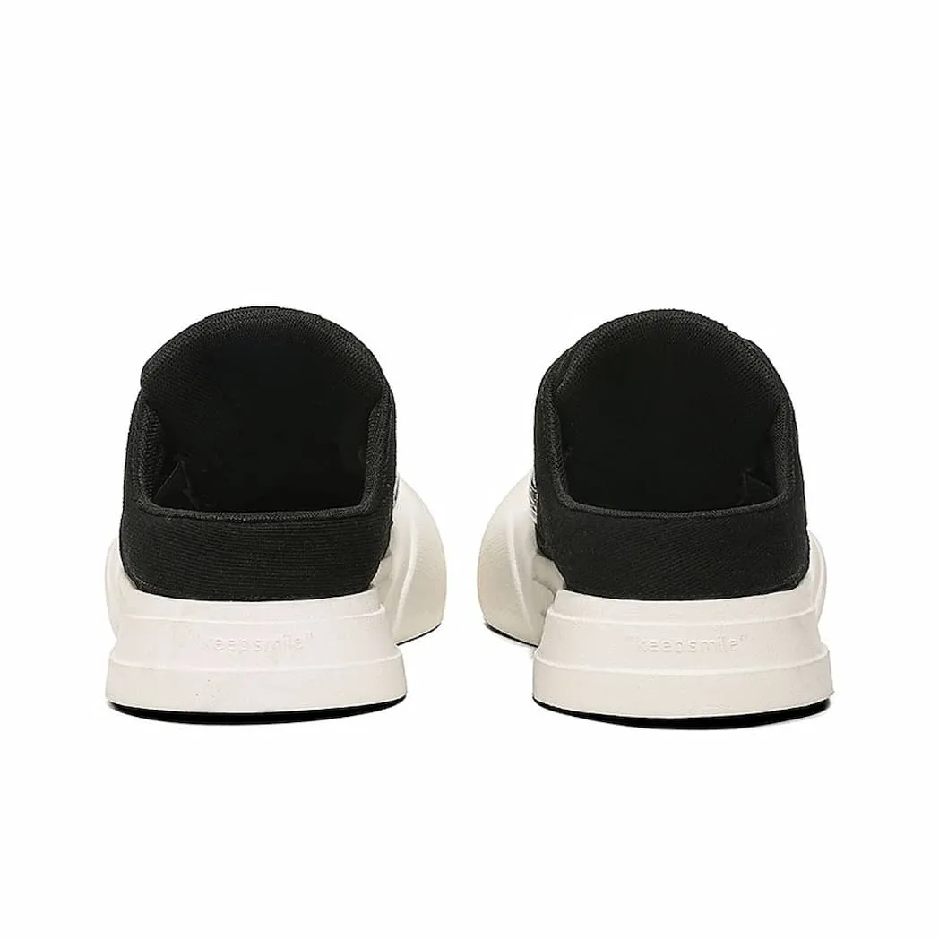 Ouder Smiler Slip-On Canvas Shoes Black