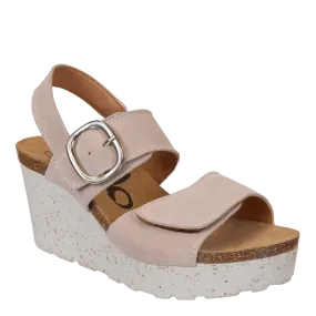 PEASANT in ROSETTE Wedge Sandals