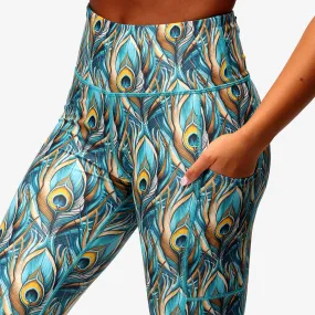 Pretty In Peacock Capri