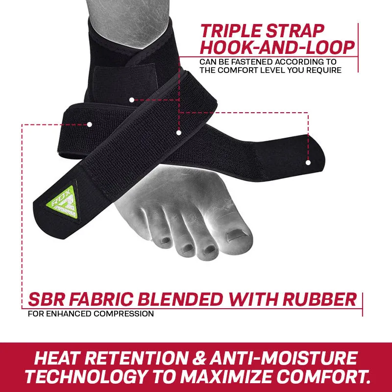 RDX A701 Triple Strap Ankle Support