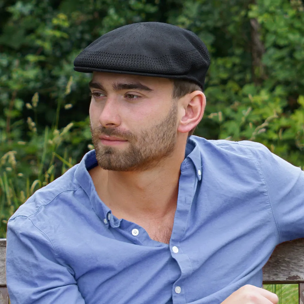 Summer Flat Cap - Black